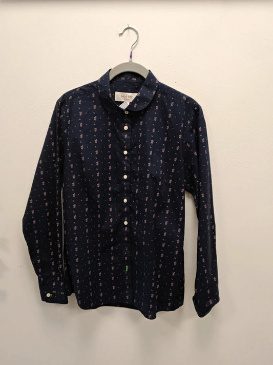 Savile Row T-shirt Blue print  Sz 8 9918AMU