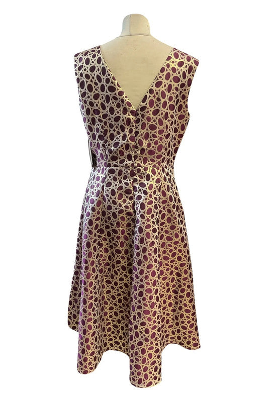 Marc Angelo pink and gold dress, size 12, 9968FMC