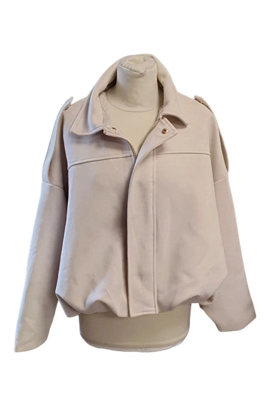 Indefeir Jacket faux suede cream  size XS 9983MG