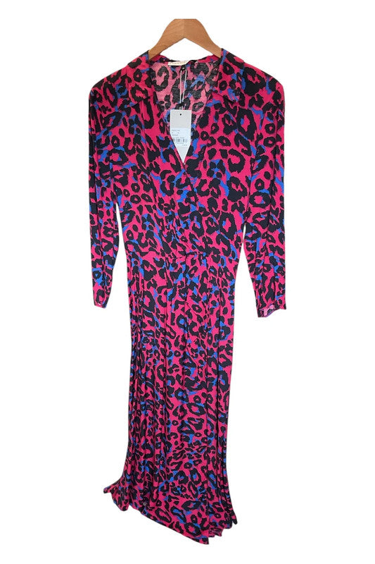 Rosen Awenue dress pink print Size 14 9945CBO