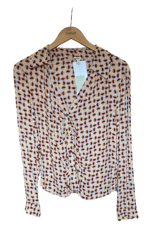 River Island top brown Size 12 9884CBO