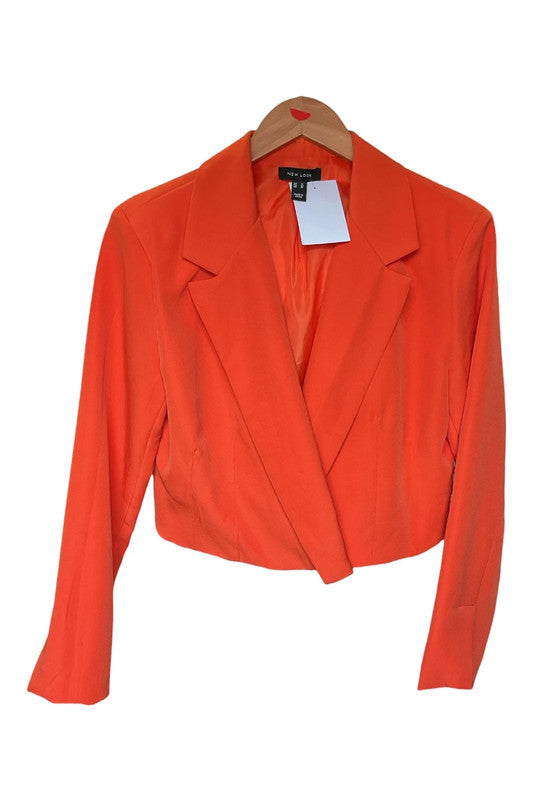 New look blazer orange Size 14 9877CBO