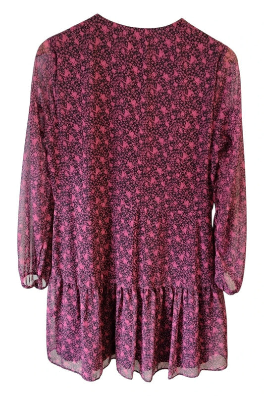 Dunnes dress black print Size 12 10063OMC