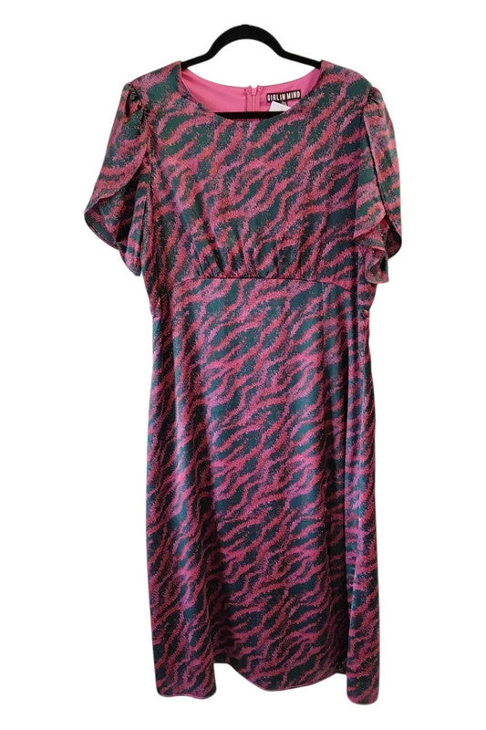 Girl in Mind dres pink and multi  Size 18 9963AMU