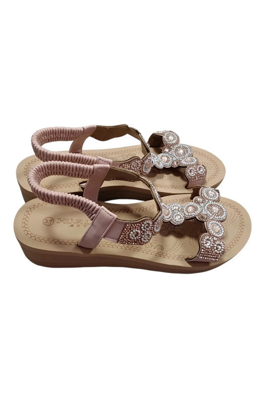 Hurlun sandals beige Size 37 10059OMC