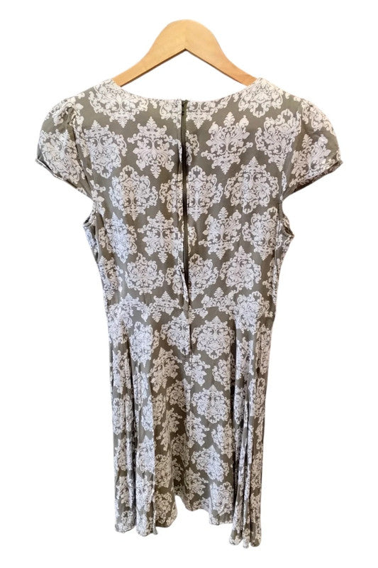Apricot dress khaki and white Size 10 (S)  20000CDC