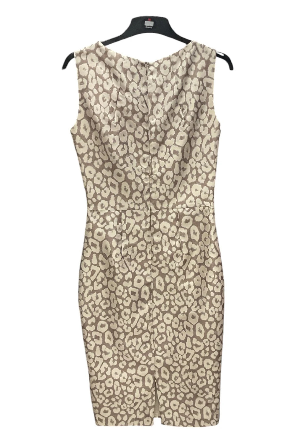 Fran Jane Dress beige print midi  size XS 5150JL