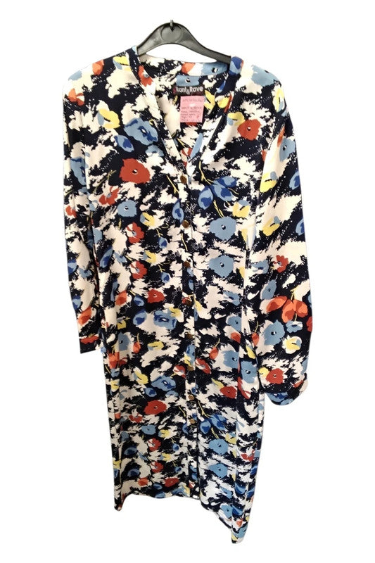 Rant&Rave dress navy and multicolor Size 10 6172SG