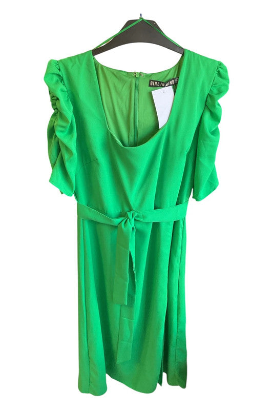 Girl in Mind dress green Size 14 10071DFR
