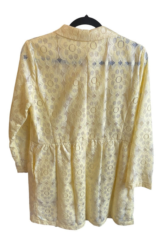 Savida coat yellow Size S 5457MMF