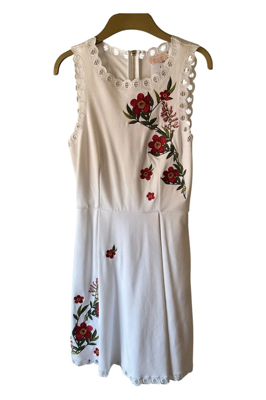 Ted Baker dress white Size 1 (XS) 10075NBR