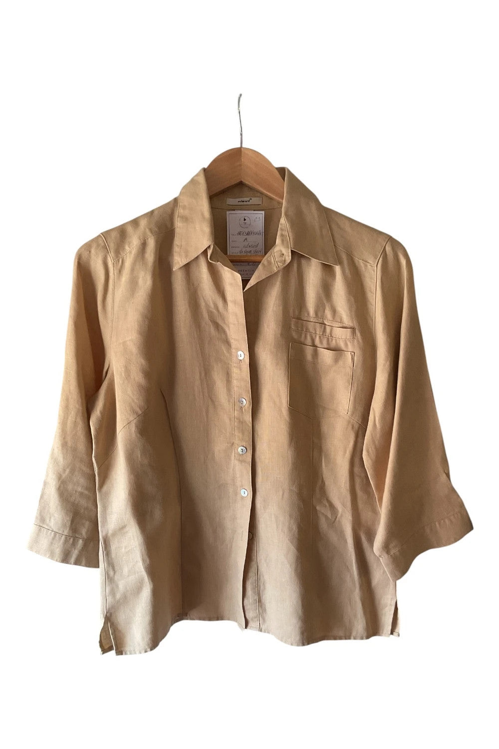 Edward shirt beige Size M 10083ANN