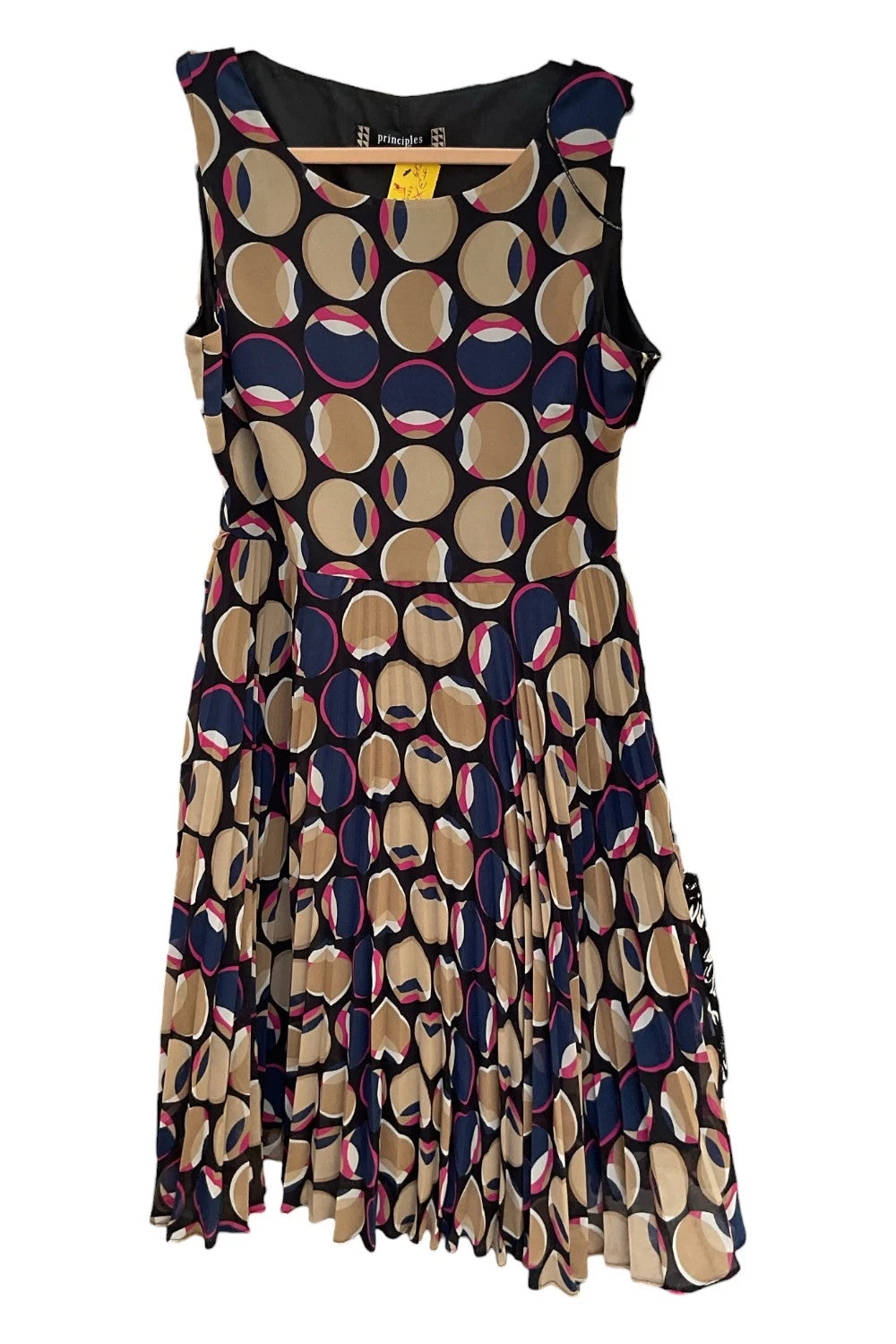 Principles dress black print size 14 9525DCJ