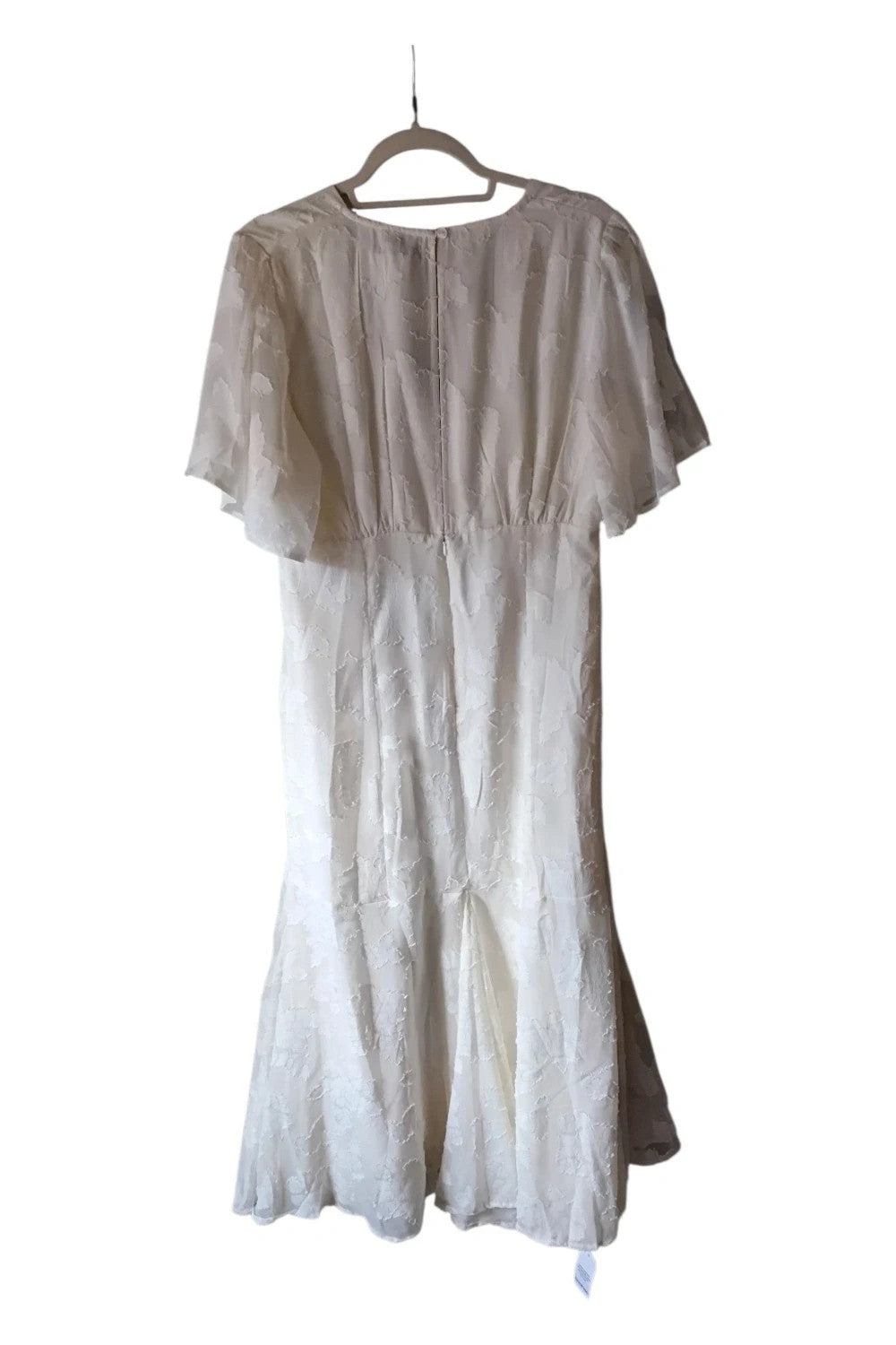 Boohoo Dress Cream Sz 14 10093