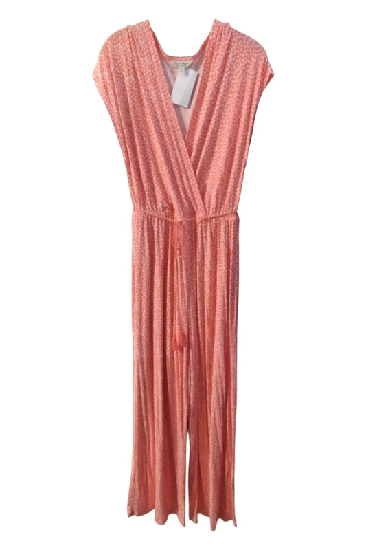 Miss Silfridge Jumpsuit Orange Print Sz 12 10104SCA