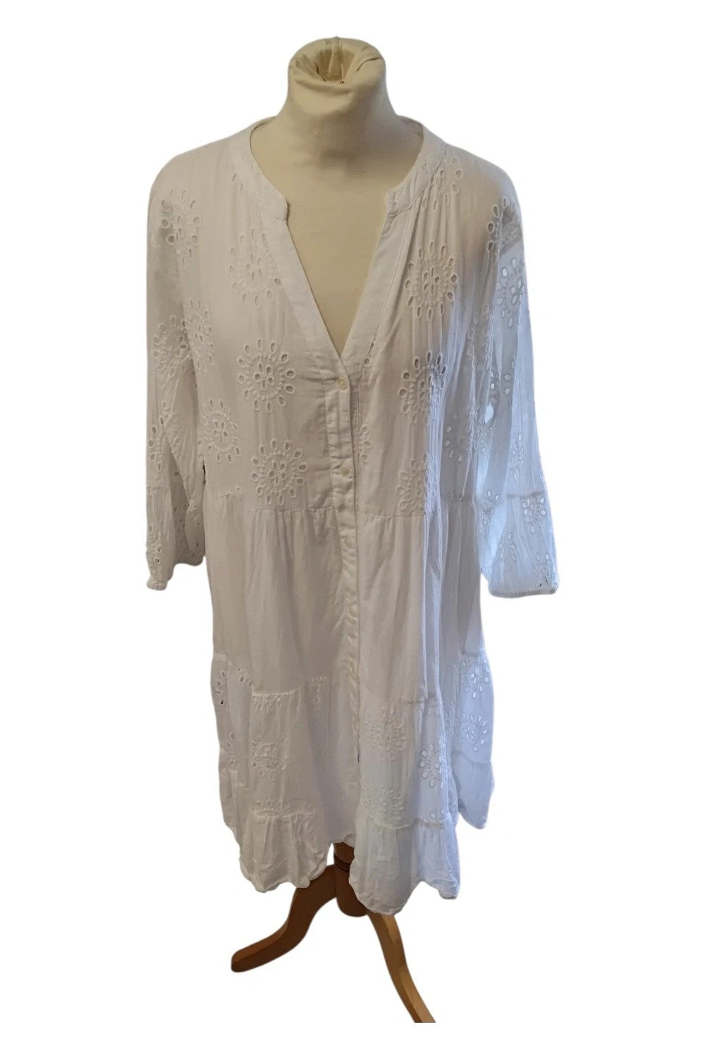 Jessica Graaf Dress White Sz XL 10127MVE