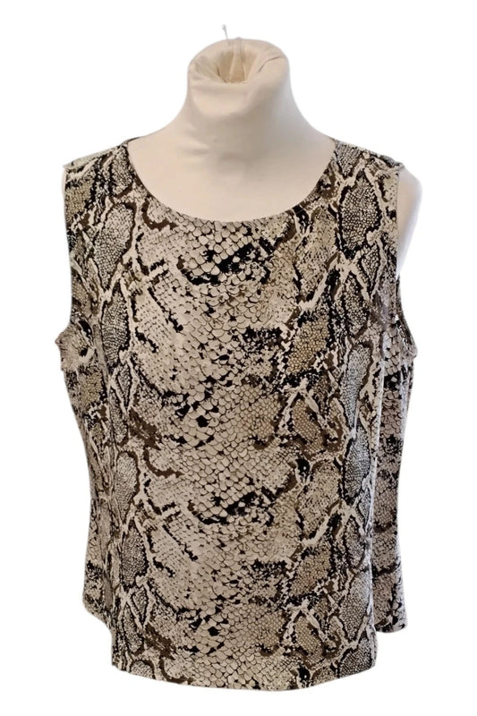 Fashion Extra Top Beige Sz 16 10141ANN
