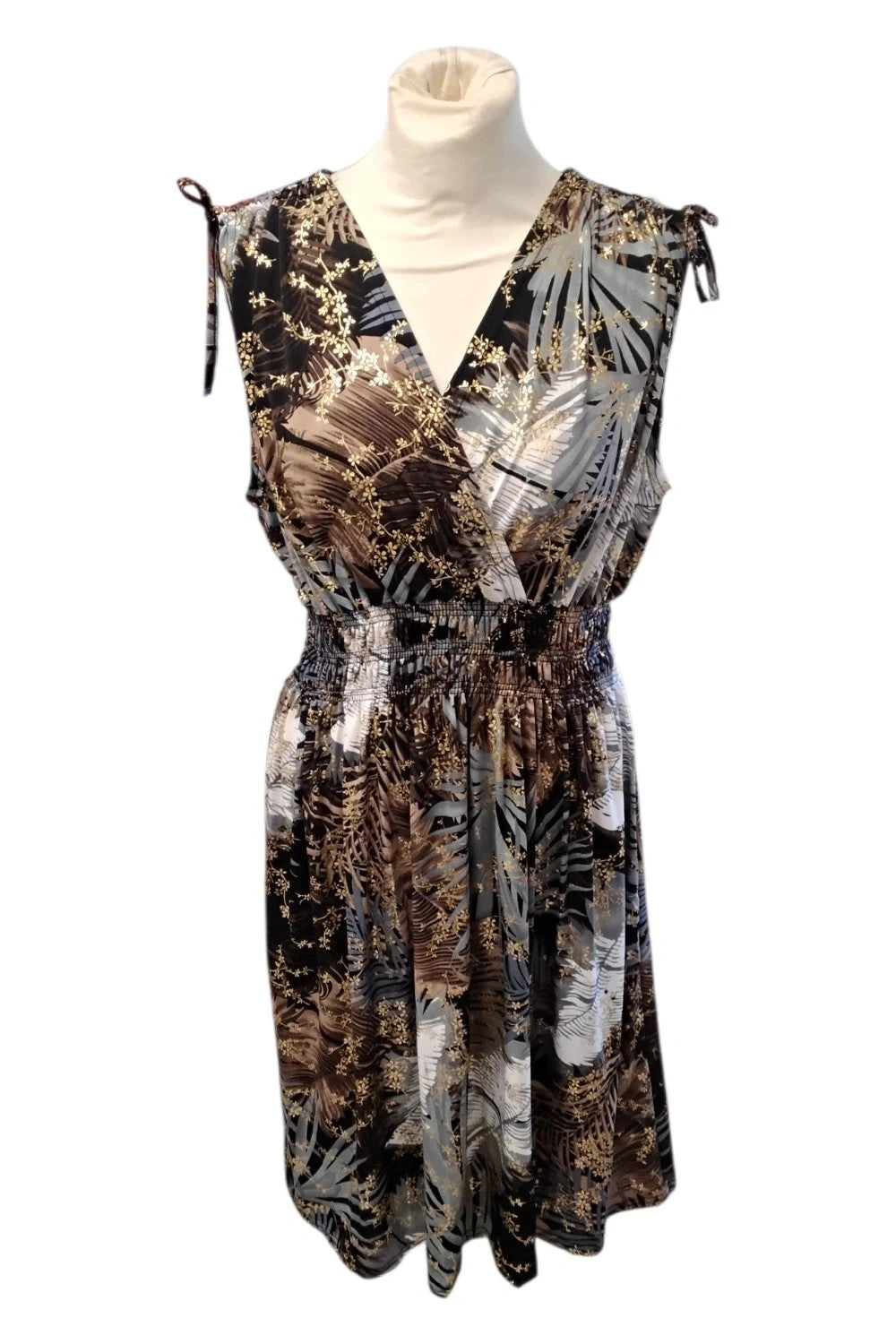 Leana Mode Dress Multicolor Sz one(10) 10152ANN