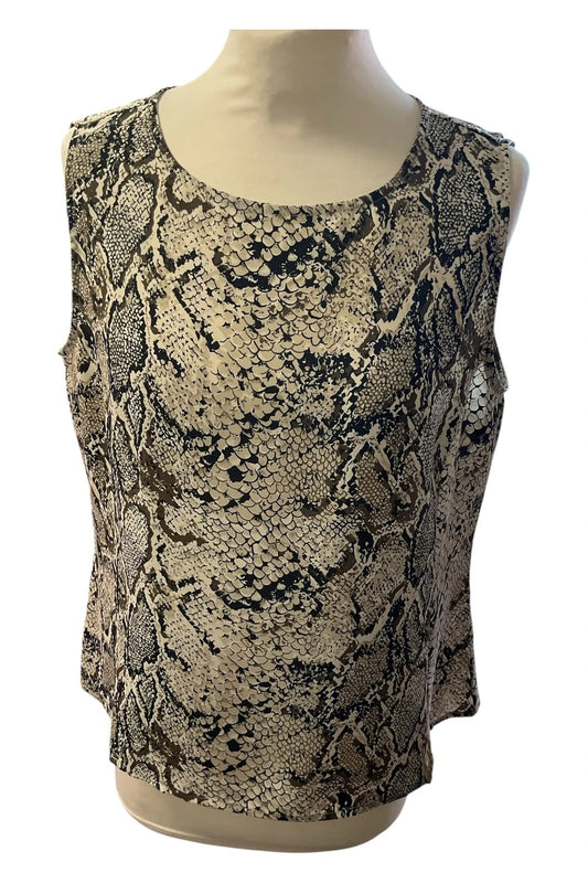 Fashion Extra Top  beige size 16 10141ANN