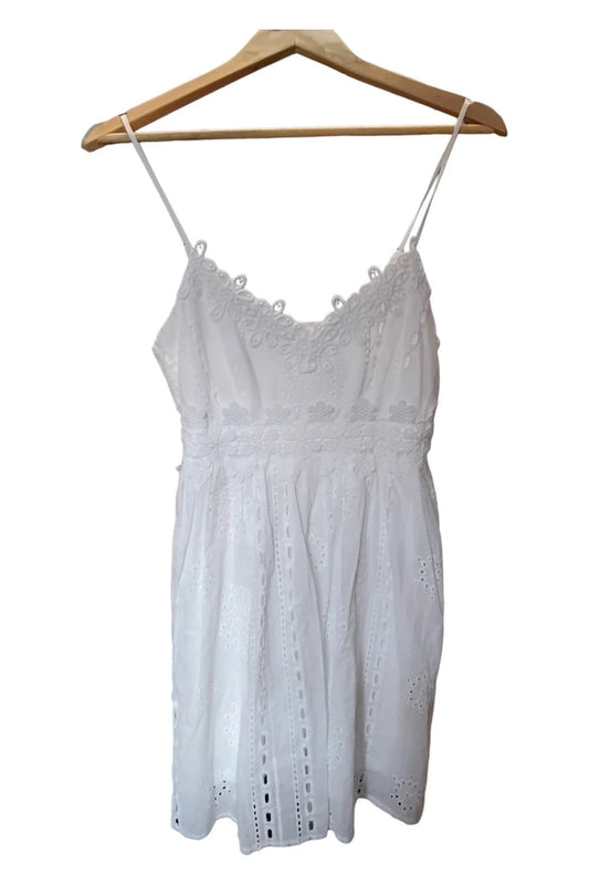 Rebellion dress white Size M 10159NBR