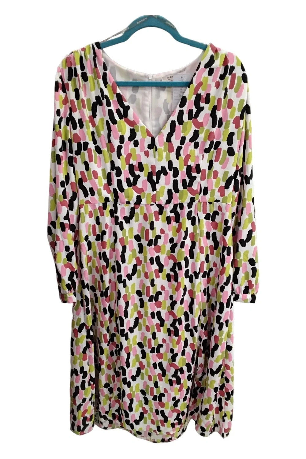 Glamorous long sleeves dress multicolour Size 16 10175MG