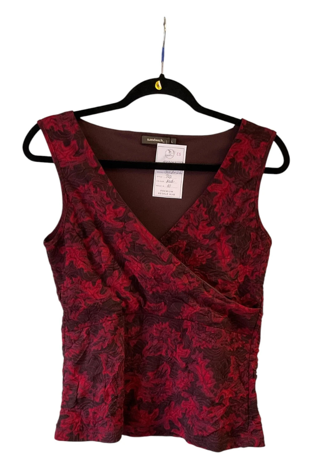 Sandwich Top red size L 10191ANN