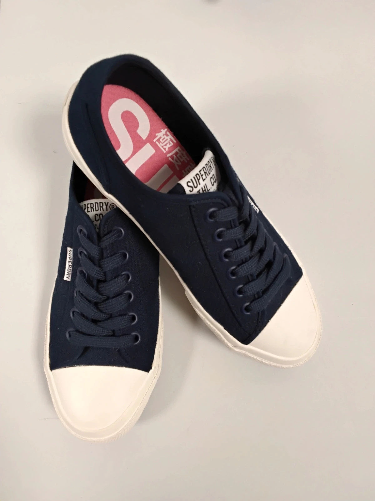 Superdry Shoes Navy&White Sz 37 9965CBO