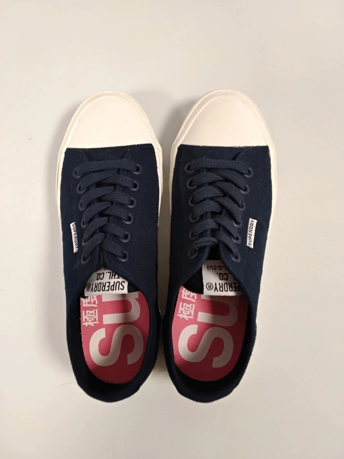 Superdry Shoes Navy&White Sz 37 9965CBO