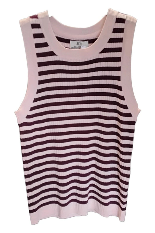 JDY pink and brown top, size M, 10195MG