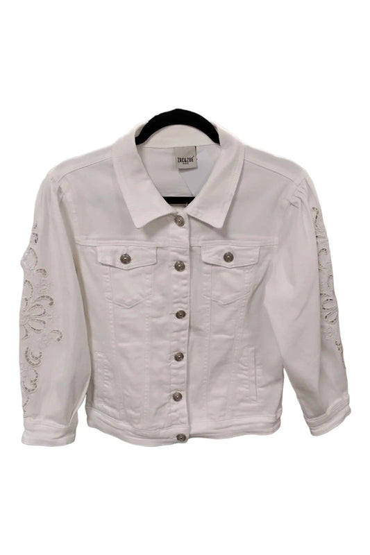 Zac&Zoe Blazer White Sz S 10196MG