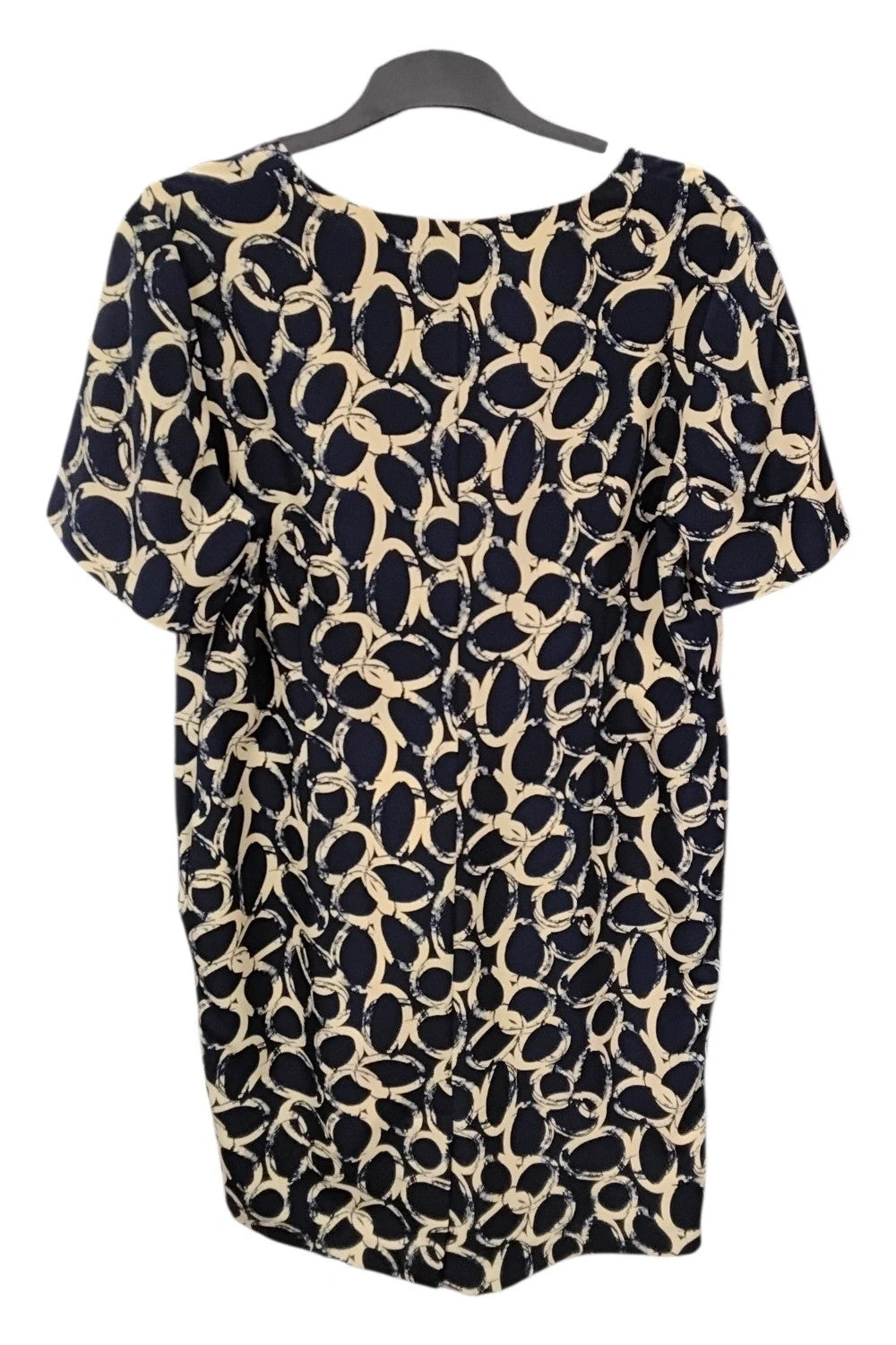 Jacques Vert Dress Navy&Yellow Sz One