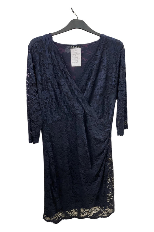 Grace Dress navy size 18 10173MG