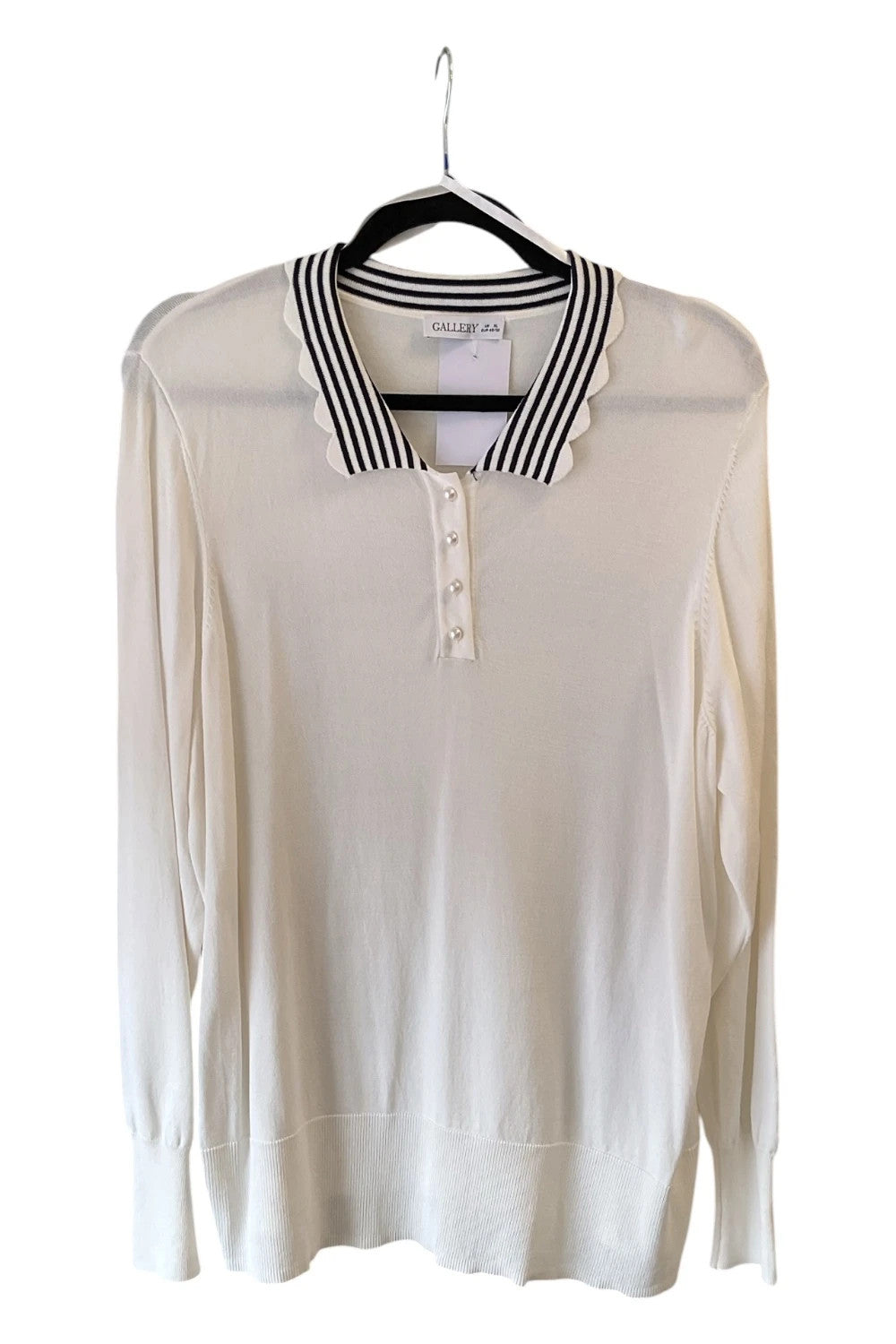 Gallery jumper white size XL 10178MG