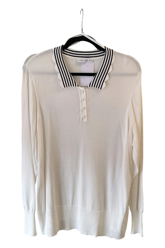 Gallery jumper white size XL 10178MG