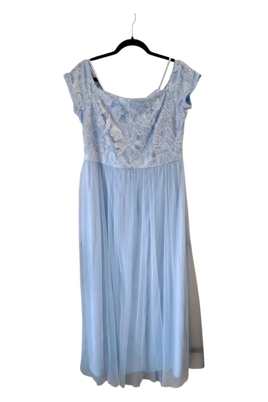 Coast Dress Light Blue Sz 18 10205SHO