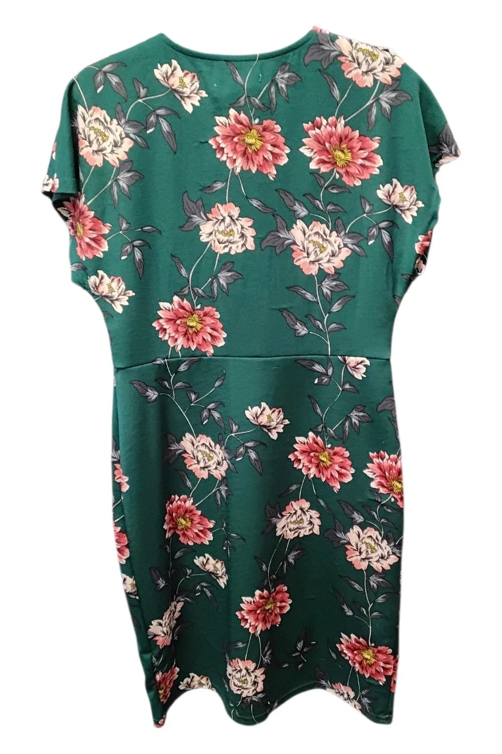 Marc Angelo Dress Green Print Sz 10 10204SHO