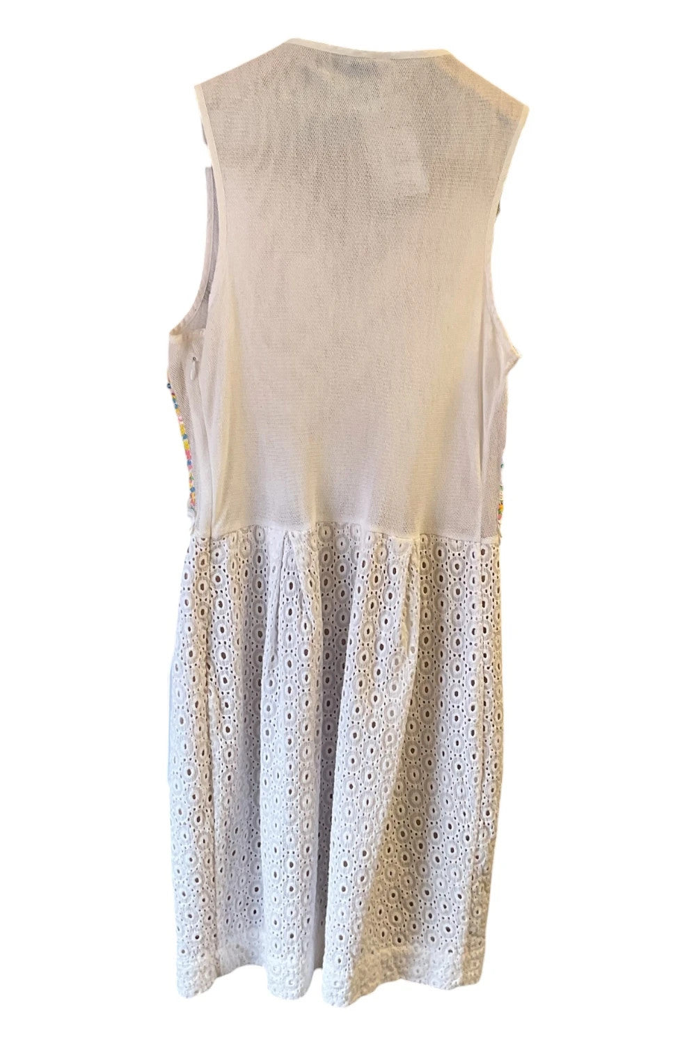 Topshop Dress white size-10 9990ANN