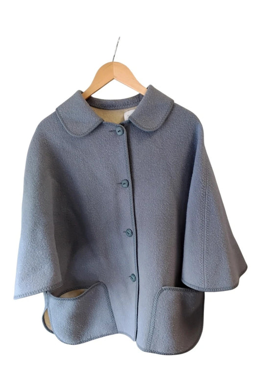 KingFisher Vintage Cape Blue&Cream Sz-One 10216KOL