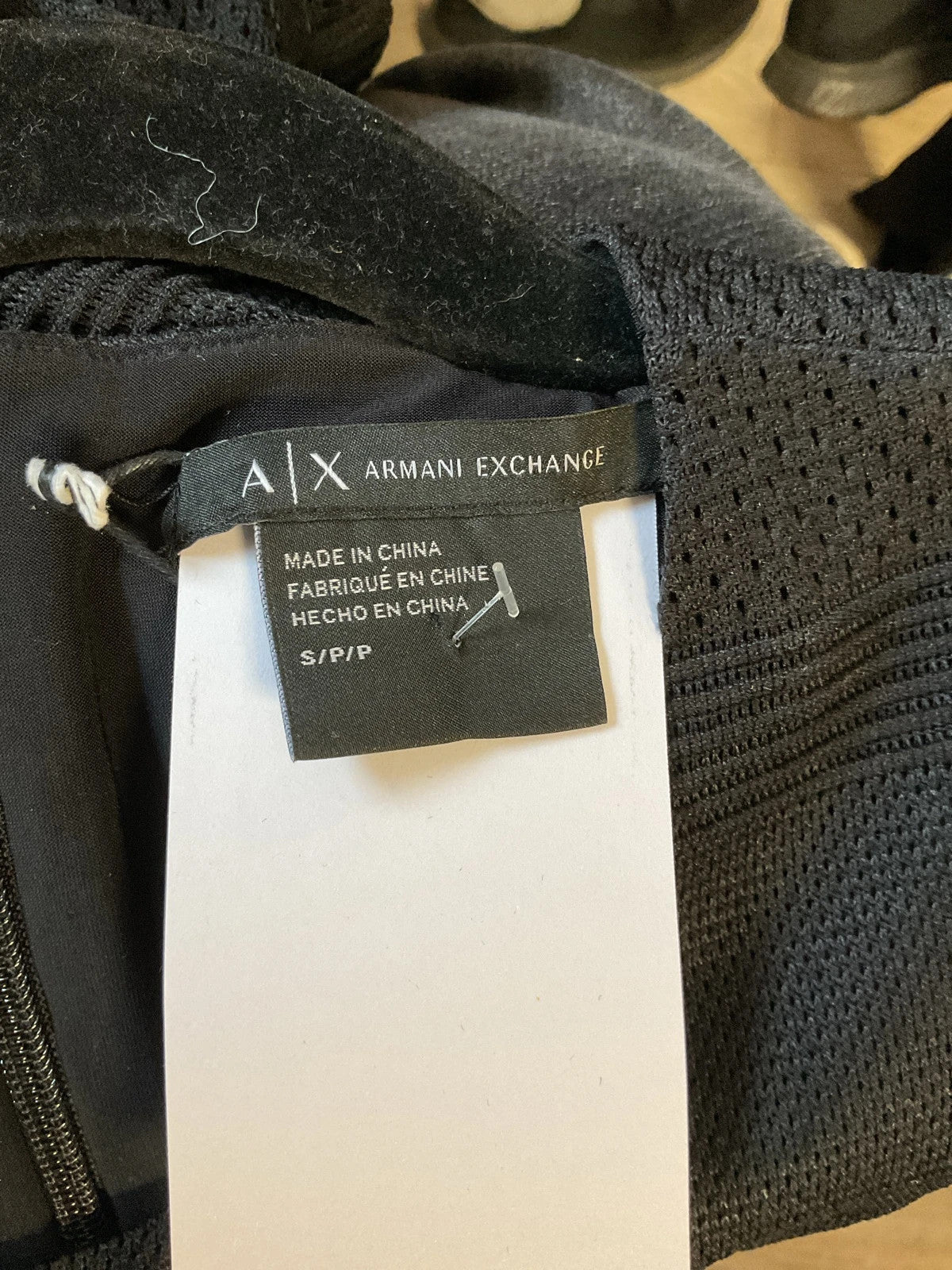 Armani Exchange dress black size-s 10219CDC