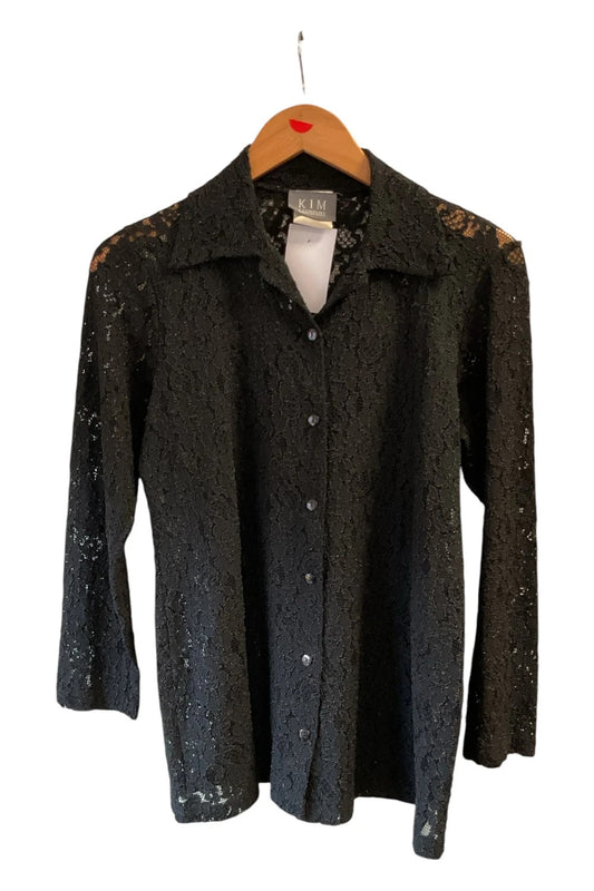 Kim & Co shirt black size-xl 10227ANN