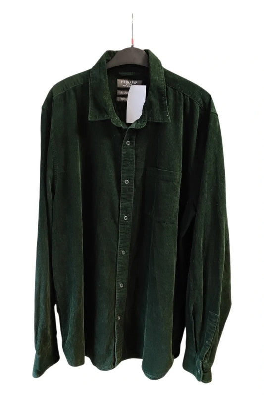 Primark Top Green corduroy size-xl 10218SOD