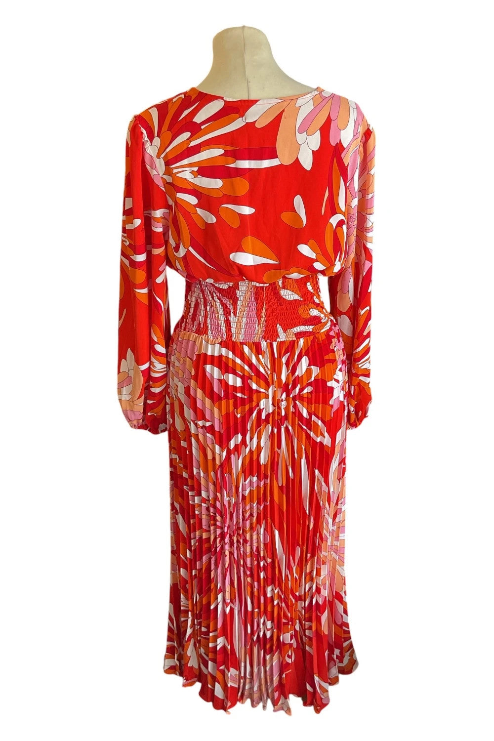 Traffic People dress red print size-m 10234MCL