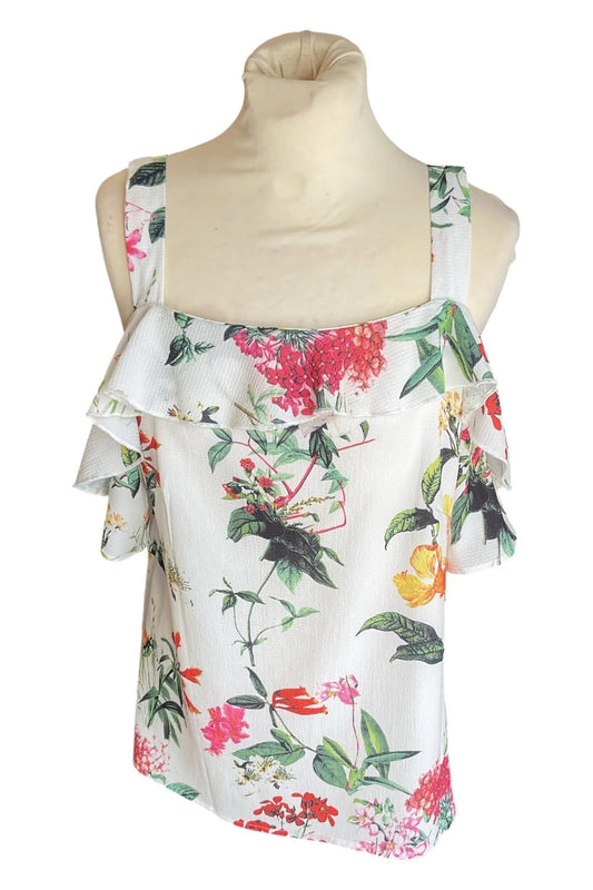 Quiz Top cream size-10 10238LCX