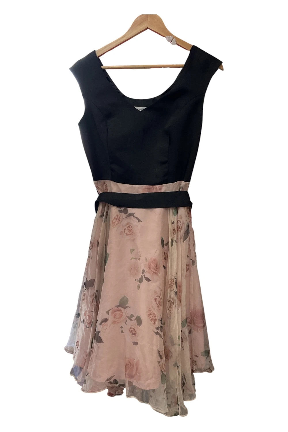 Almost Famous black and multi dress, size 8, 10004ANN