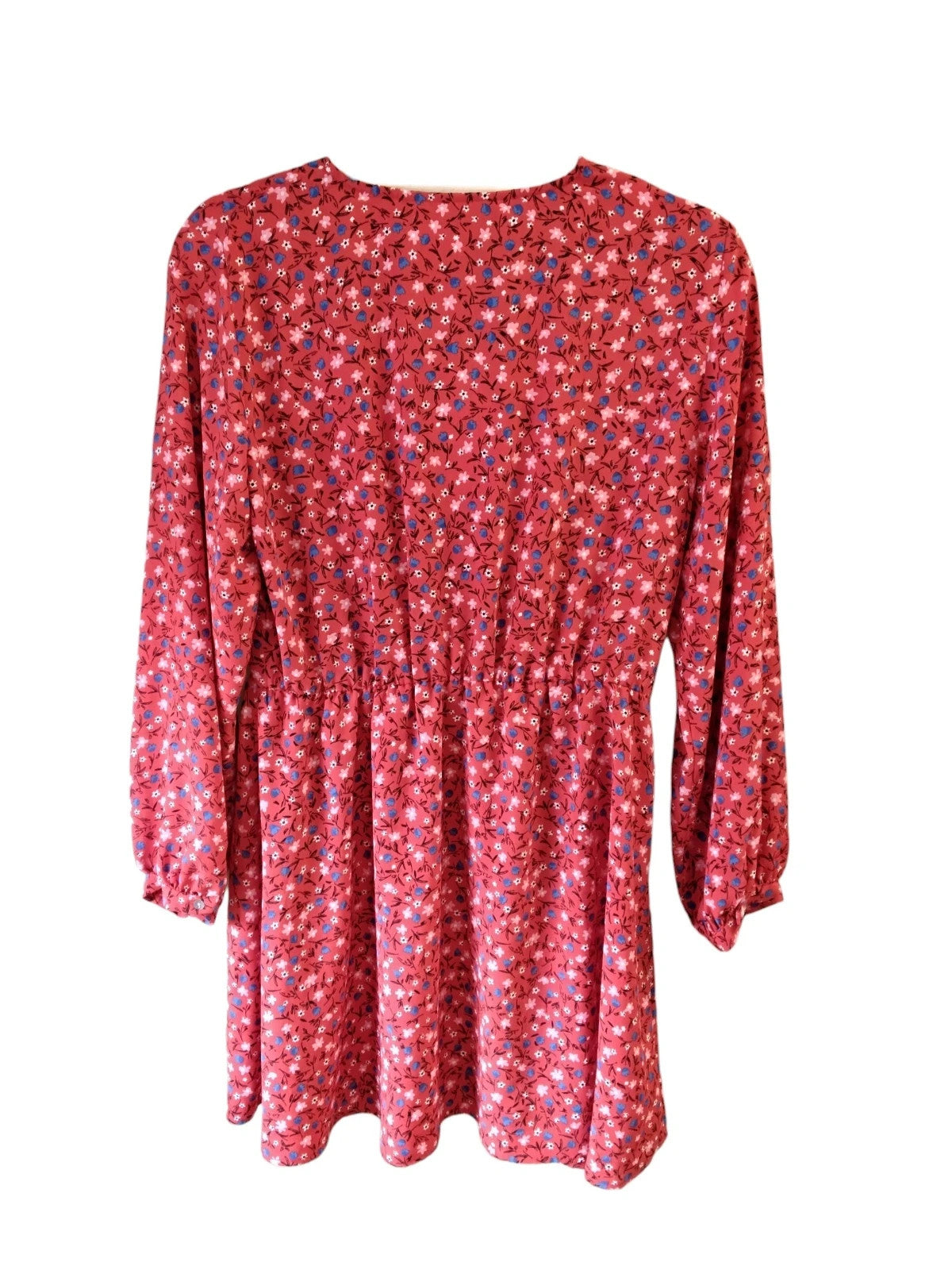 Zara Dress Red Print Sz-S 10248OLK