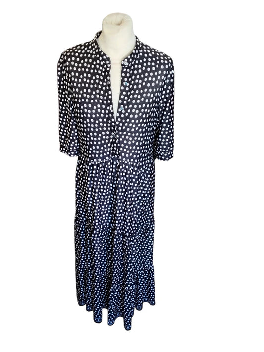 Max Studio Dress Black&White Sz-M 10255MVE