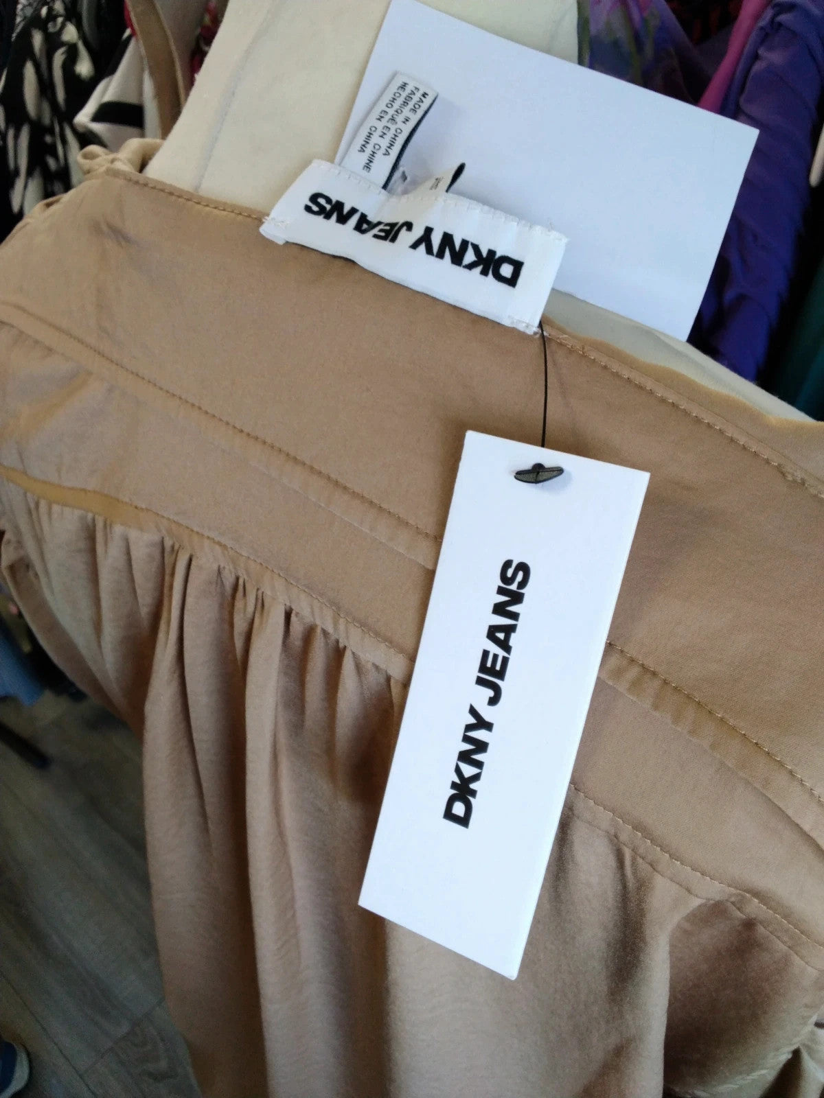 Dkny Top Gold Sz-L 10256MVE