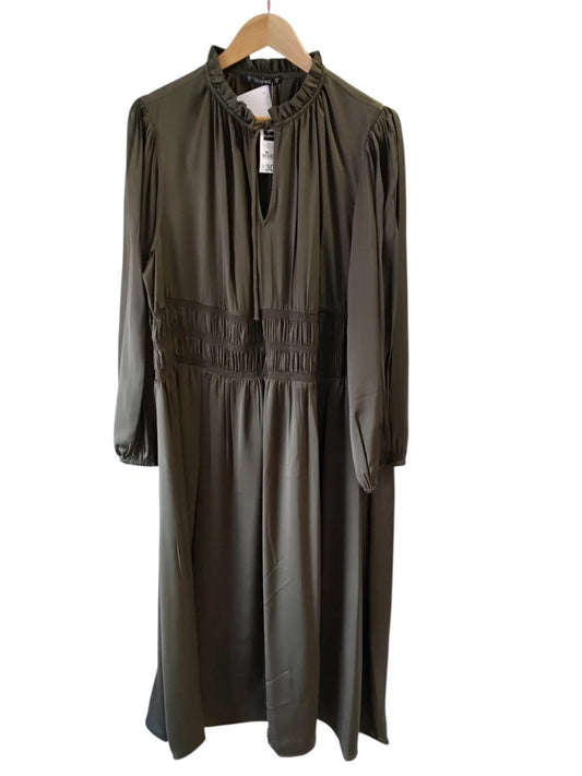 Dunnes Dress Khaki Sz-XL 10252MCU