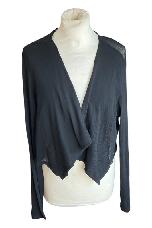 Porto Cardigan black mesh size-2/m 10258CDC
