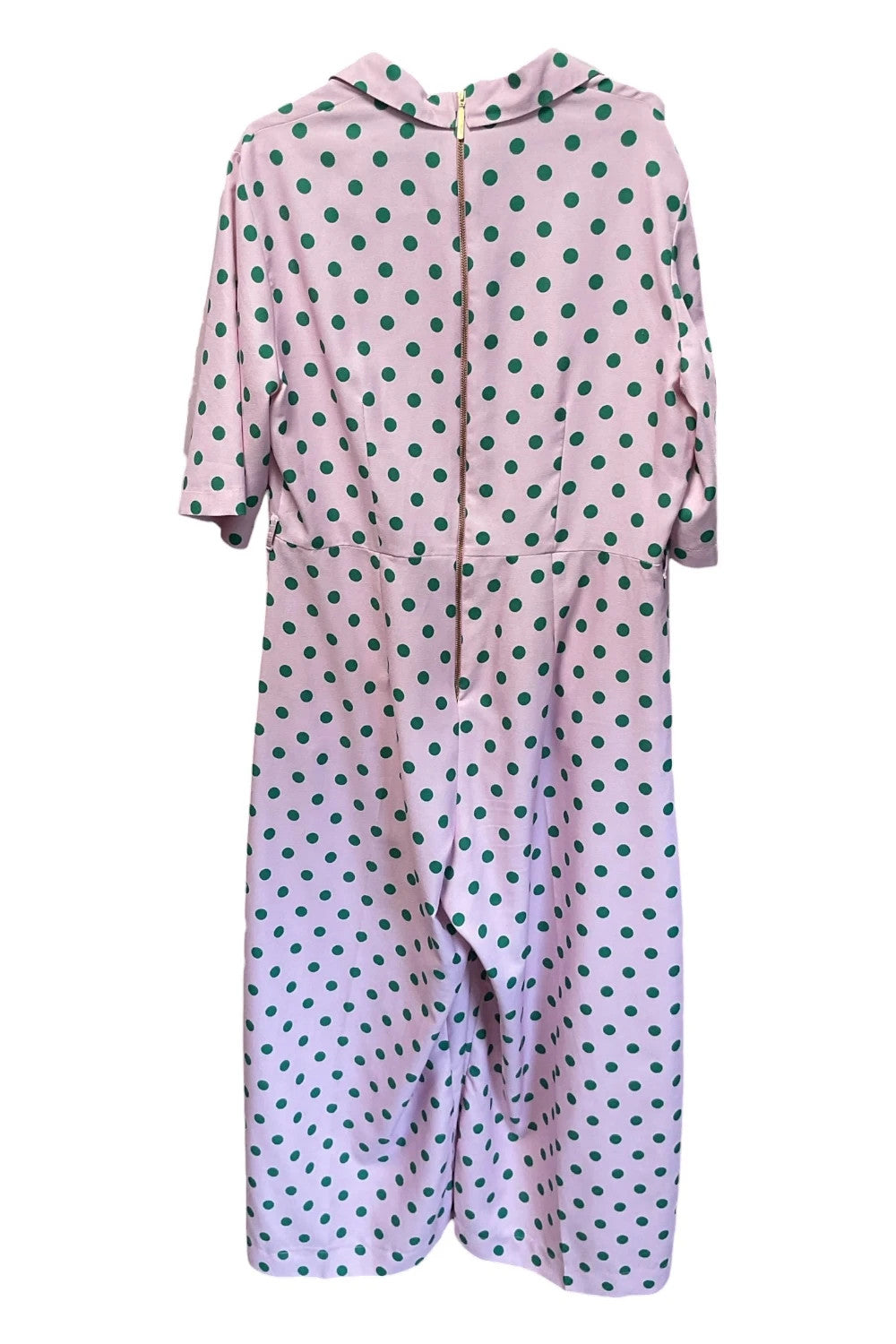 Closet Jumpsuit pink with green size-16 10272NIA
